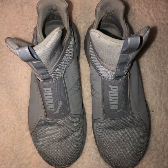 PUMA grey Hi-top shoes - Picture 3 of 5